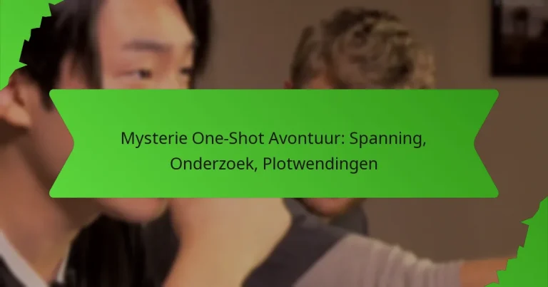 Mysterie One-Shot Avontuur: Spanning, Onderzoek, Plotwendingen