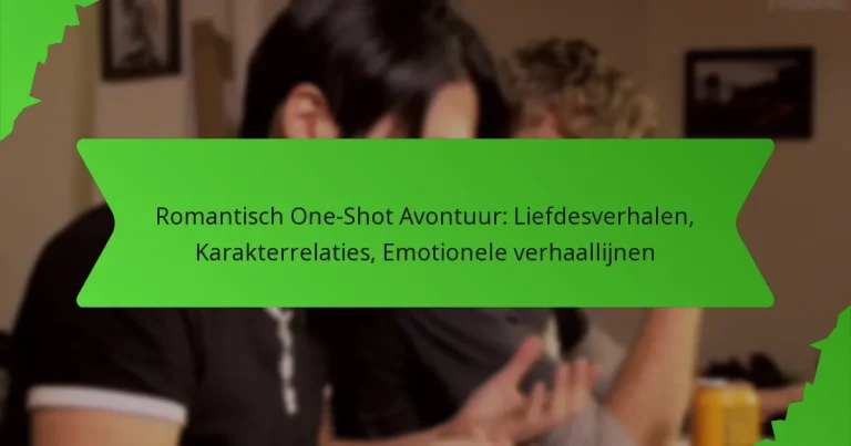 Romantisch One-Shot Avontuur: Liefdesverhalen, Karakterrelaties, Emotionele verhaallijnen