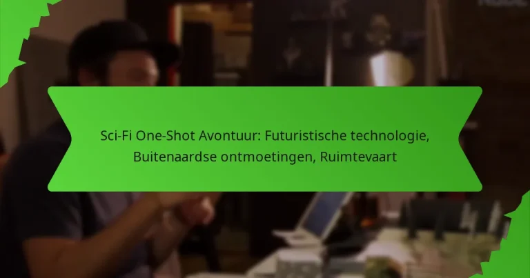 Sci-Fi One-Shot Avontuur: Futuristische technologie, Buitenaardse ontmoetingen, Ruimtevaart
